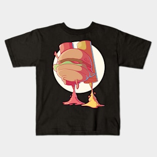 Rocket Burger to space Kids T-Shirt